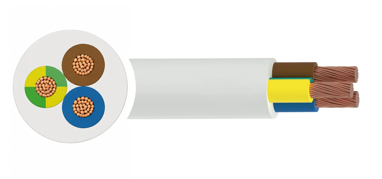 H05VV-F Cable 3G1.5 & 3G2.5 Flexible PVC Cable | 食べ物