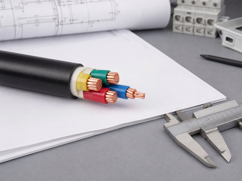 ইঞ্জিনিয়ারিং ডেস্কে RZ1-K বনাম N2XH লো-ভোল্টেজ বিল্ডিং তারের তুলনা