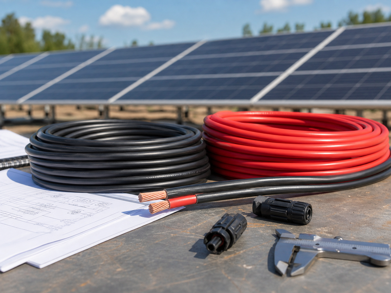 Solar DC cables and photovoltaic project documents for solar cable standards