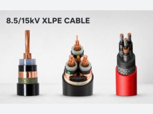 Single-core and three-core 8.5/15kV XLPE medium-voltage cable samples